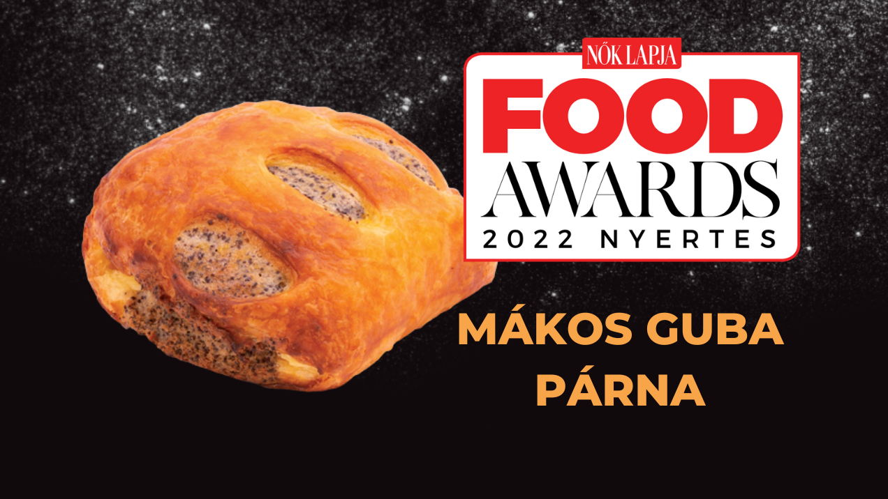 A mákos guba párna az édes péksütemények kategória győztese!