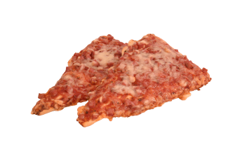 Ham and cheese pizza